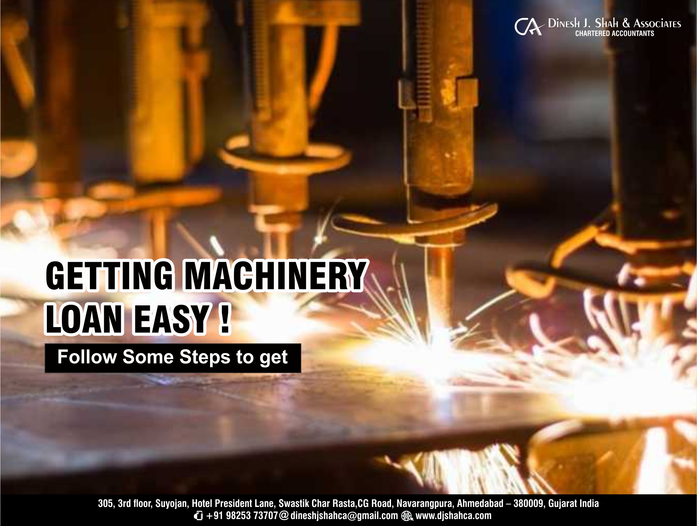 Machinery loan fund service in ahmedabad