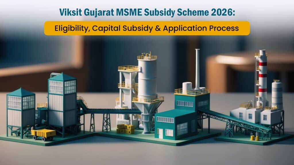 Viksit Gujarat MSME Subsidy Scheme 2026: Eligibility, Capital Subsidy & Application Process